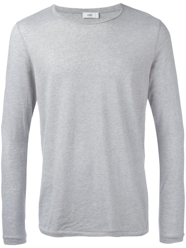 Closed Plain Sweatshirt, Men's, Size: Large, Grey, Cotton/cashmere
