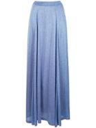 Missoni Lamé Full Skirt - Blue