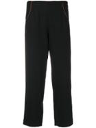 Vanessa Seward Edwige Cropped Trousers - Black
