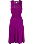 Pinko Knitted Midi Dress - Purple