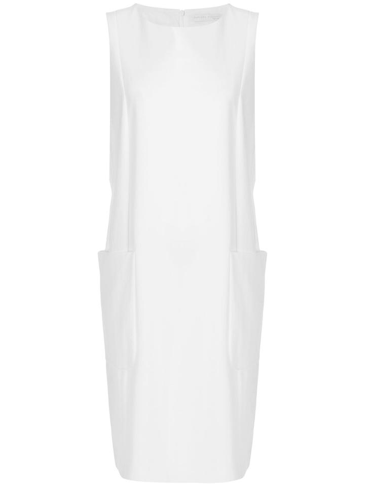 Fabiana Filippi Oversized Pocket Dress - White