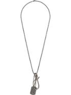 Dsquared2 Dog Tag Necklace - Silver