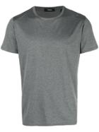 Theory Plain Basic T-shirt - Grey
