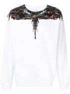 Marcelo Burlon County Of Milan Jersey Sweater With On The Shoulders -