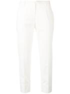 Dolce & Gabbana - Cropped Trousers - Women - Cotton/spandex/elastane - 40, Nude/neutrals, Cotton/spandex/elastane