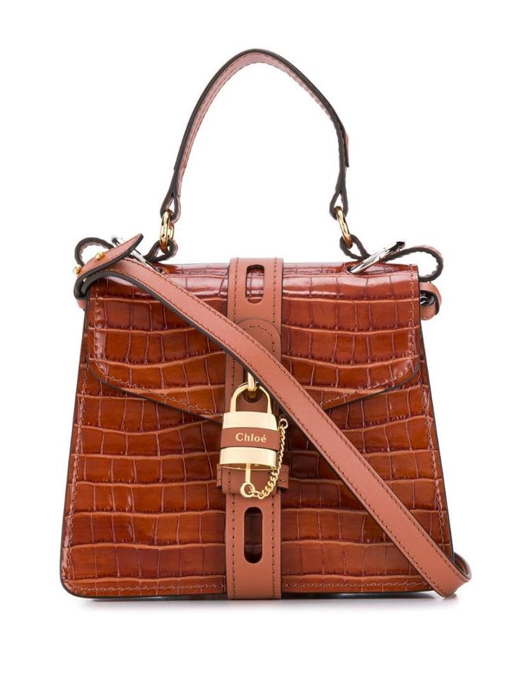 Chloé Aby Tote Bag - Brown