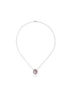 Kimberly Mcdonald White Gold And Red Necklace