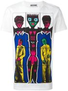Moschino 'bad God' Print T-shirt, Men's, Size: 50, White, Cotton