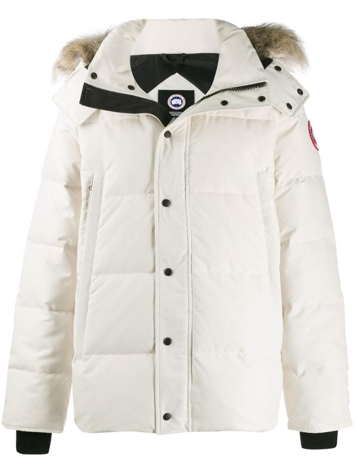 Canada Goose Wyndham Parka Coat - White