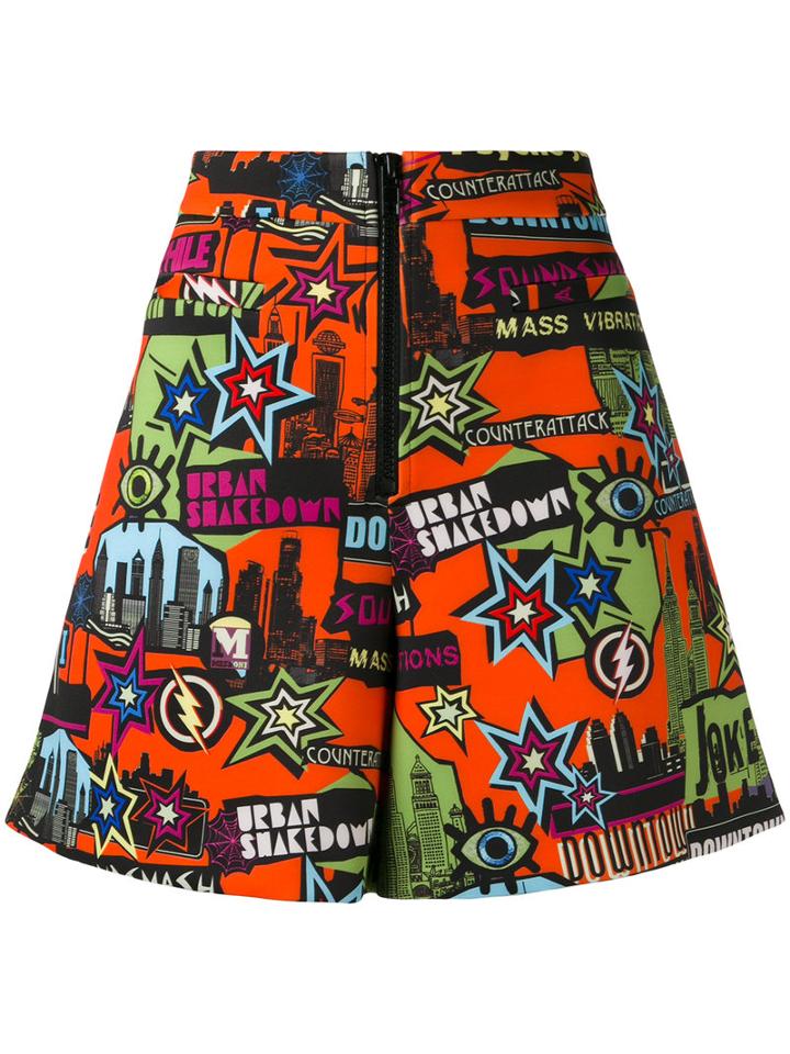 M Missoni - Patterned Shorts - Women - Polyester/spandex/elastane - 40, Polyester/spandex/elastane