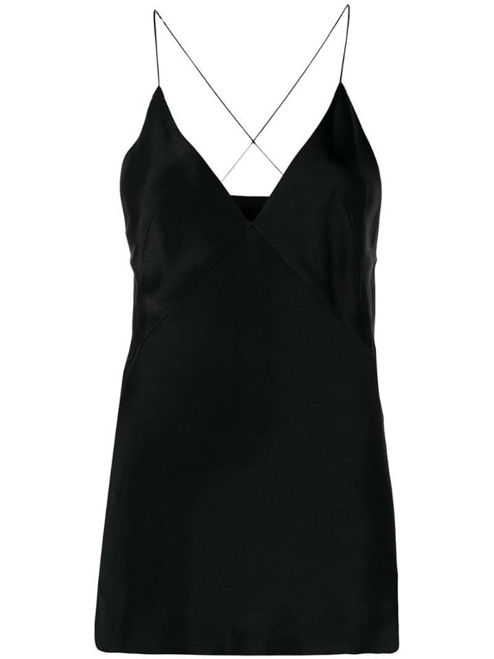 Haider Ackermann V-neck Slip Top - Black