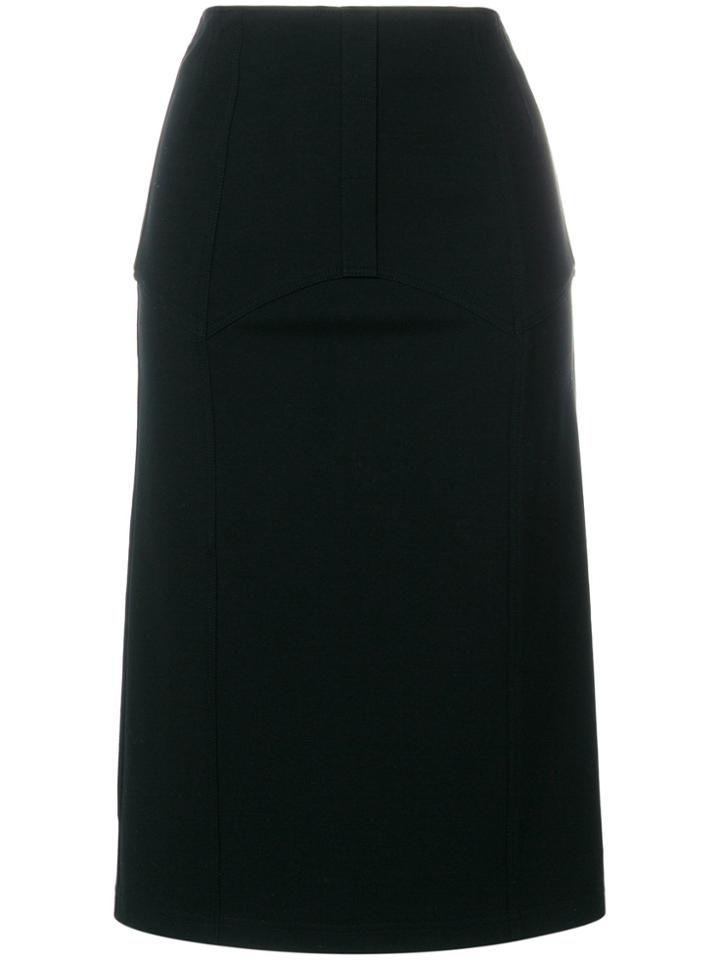Mcq Alexander Mcqueen Corset Pencil Skirt - Black