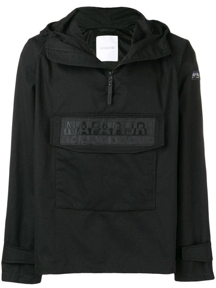 Napa Silver Hooded Jacket - Black