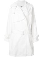 Mm6 Maison Margiela Classic Trench Coat - White