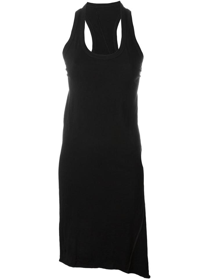 Isaac Sellam Experience Back Leather Detail Sleeveless Dress