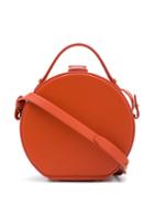 Nico Giani Round Leather Tote - Brown