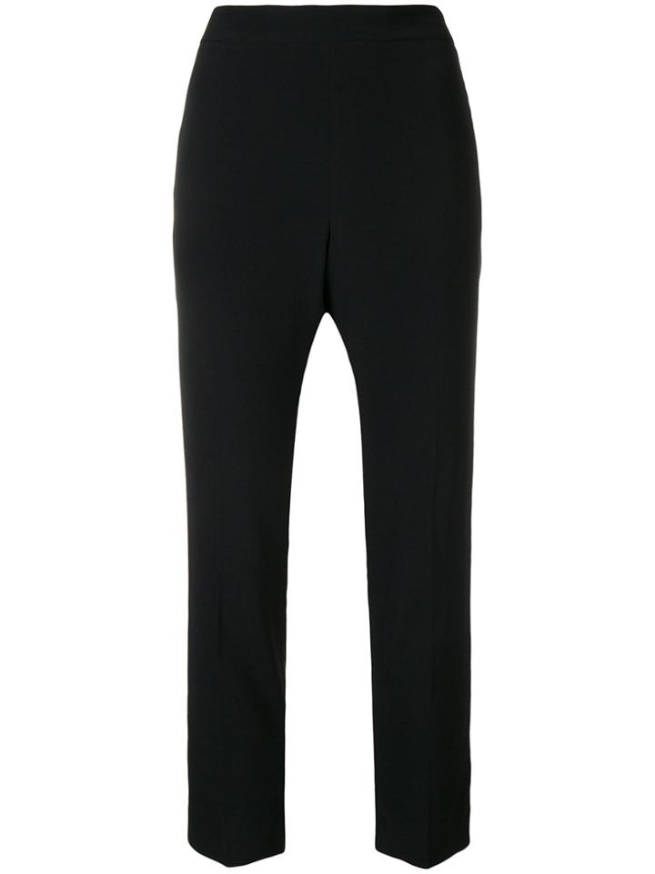 Liu Jo Cropped Cigarette Trousers - Black