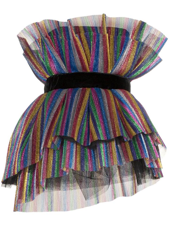 Attico Layered Pleat Top - 021 Multicolor