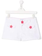 Little Marc Jacobs Floral Pattern Shorts - White
