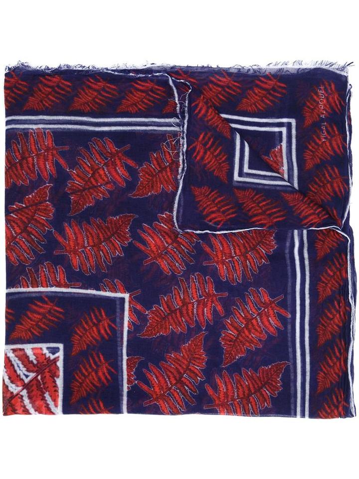 Yigal Azrouel 'fern Bandana' Scarf, Women's, Blue, Modal/cashmere