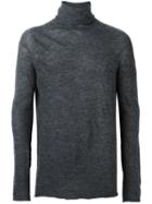Lost & Found Ria Dunn Seamless Roll Neck Jumper, Men's, Size: Xs, Grey, Alpaca/polyimide