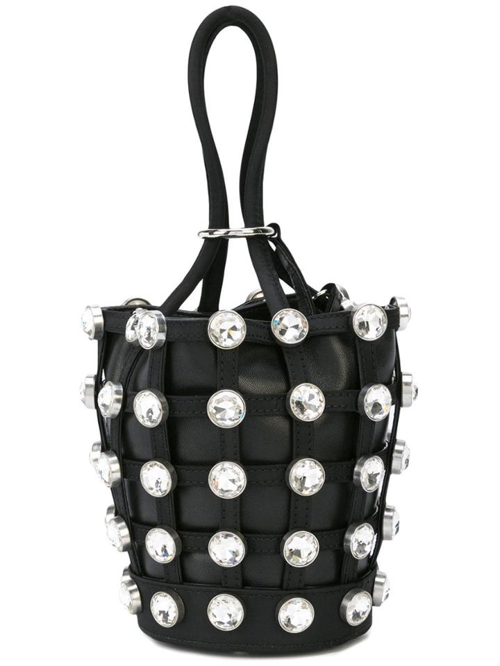 Alexander Wang Caged Roxy Mini Bucket Bag - Black