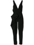 Azzi & Osta Sleeveless Ruffle Jumpsuit - Black