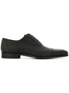 Magnanni Grained Lace-up Shoes - Black