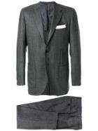 Kiton Pinstriped Suit - Grey