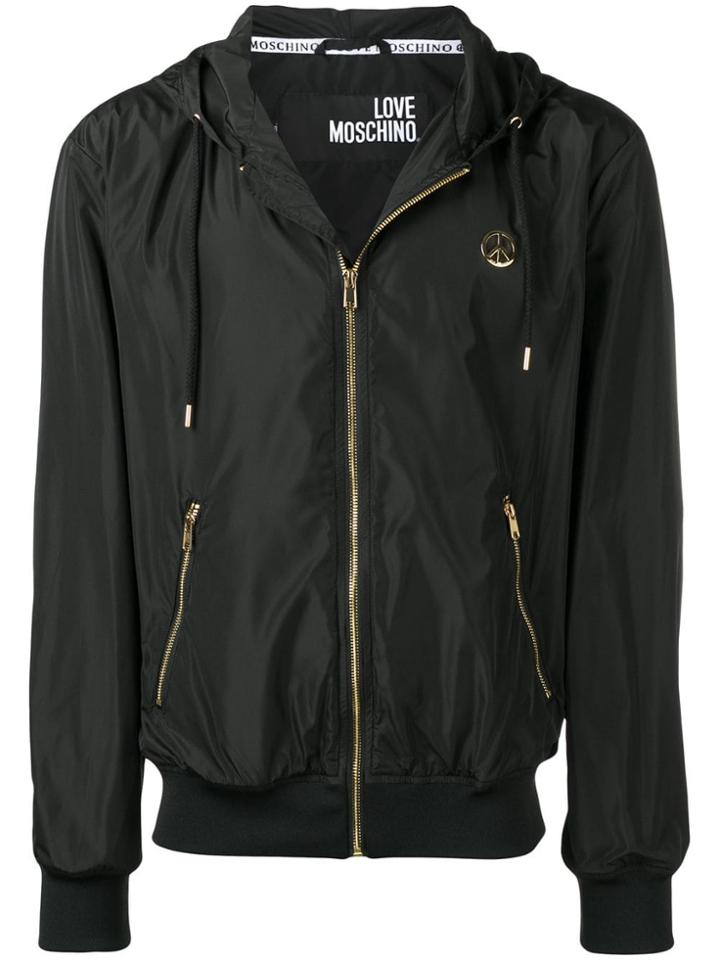 Love Moschino Hooded Jacket - Black