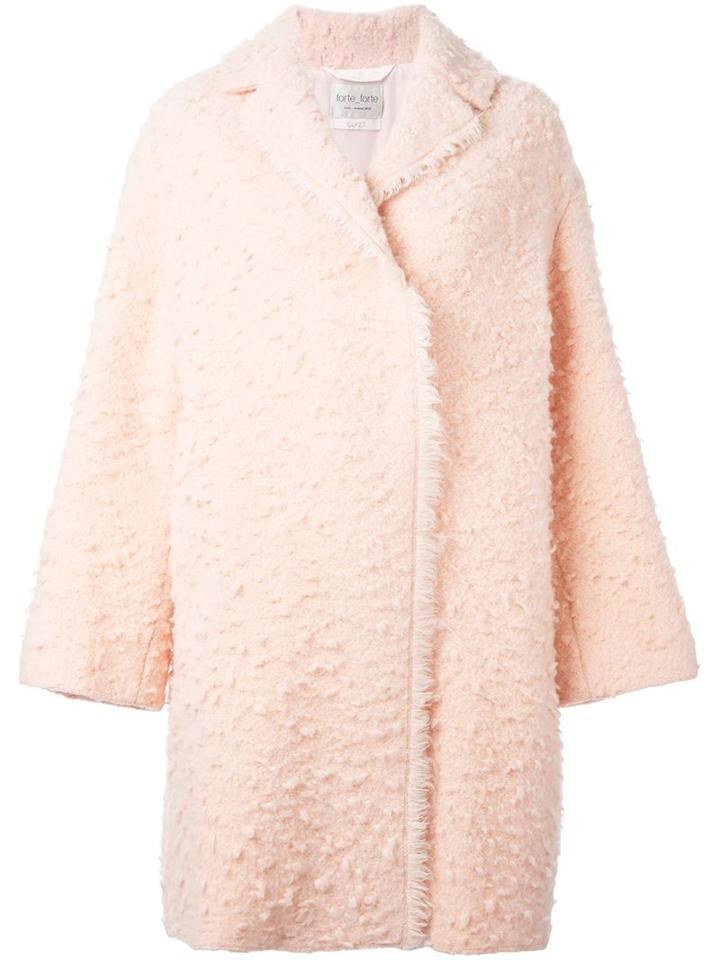 Forte Forte Textured Frayed Edge Coat
