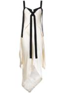 Kitx 'rectangular Interaction' Dress, Women's, Size: 10, White, Silk Satin
