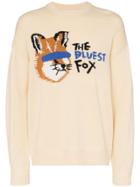 Maison Kitsuné Bluest Fox Jumper - Neutrals