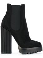 Dolce & Gabbana Chunky Heeled Ankle Boots - Black