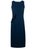 P.a.r.o.s.h. Bow Detail Sheath Dress - Blue