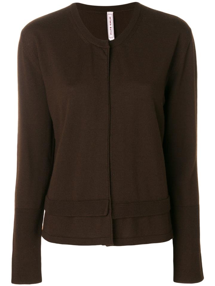 Antonio Marras Double Hem Cardigan - Brown