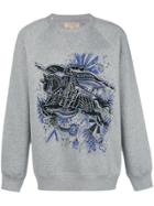 Burberry Printed Sweatshirt - Grey