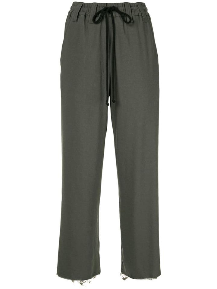 Song For The Mute High Waist Trousers - Green
