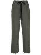 Song For The Mute High Waist Trousers - Green