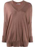 Agnona Fine Knit Sweater - Neutrals