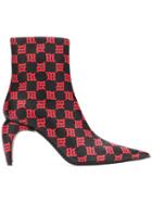 Misbhv Monogram Ankle Boots - Black