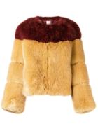 Venus Faux-fur Jacket - Yellow
