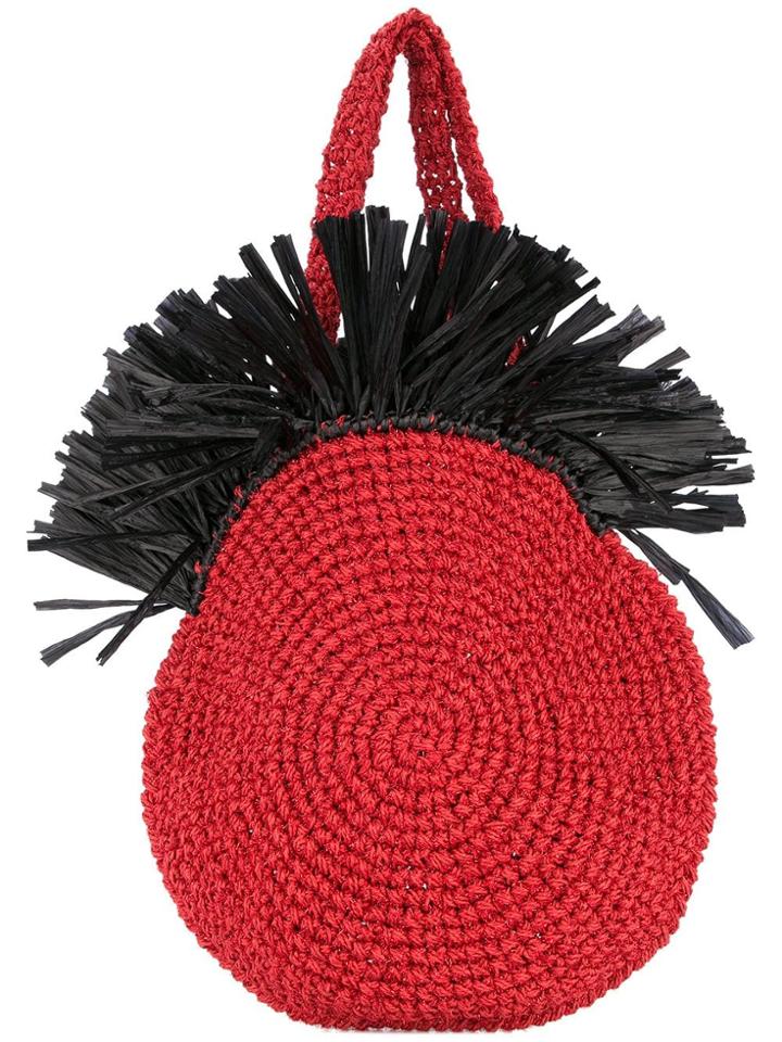 0711 Tulum Beach Bag - Red