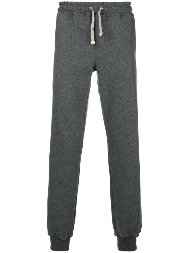 Eleventy Drawstring Track Trousers - Grey