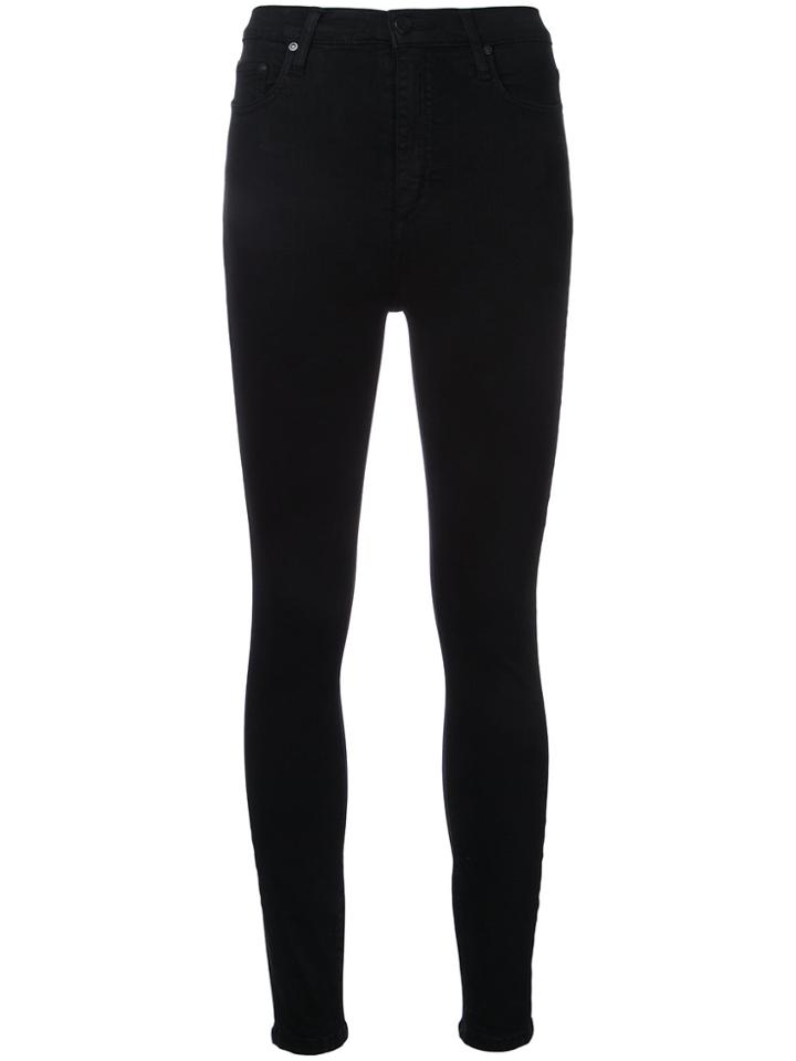 Nobody Denim Siren Skinny Ankle Powerblk - Black