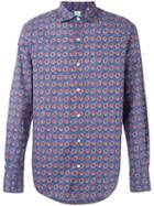 Finamore 1925 Napoli - Floral 'tokyo' Shirt - Men - Cotton - M, Blue, Cotton