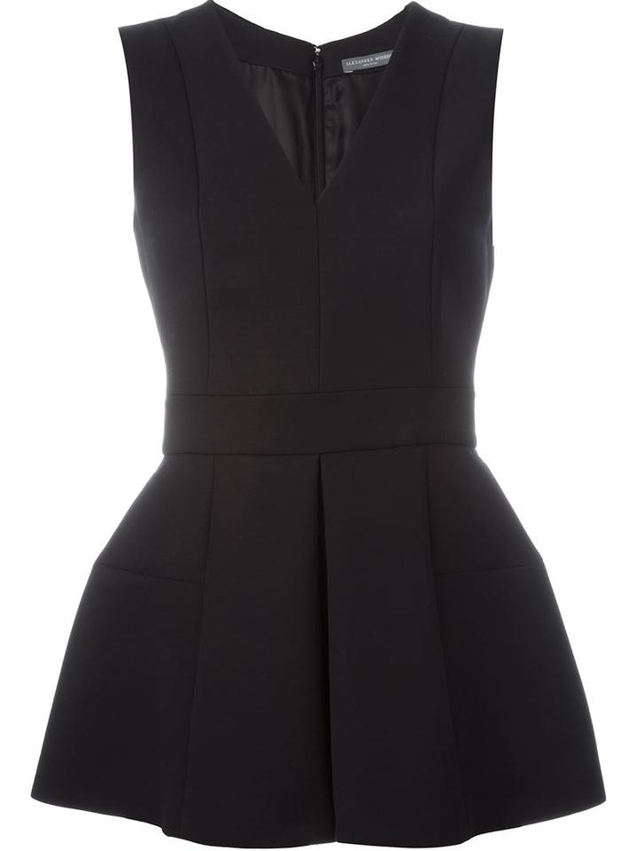 Alexander Mcqueen V-nck Peplum Top