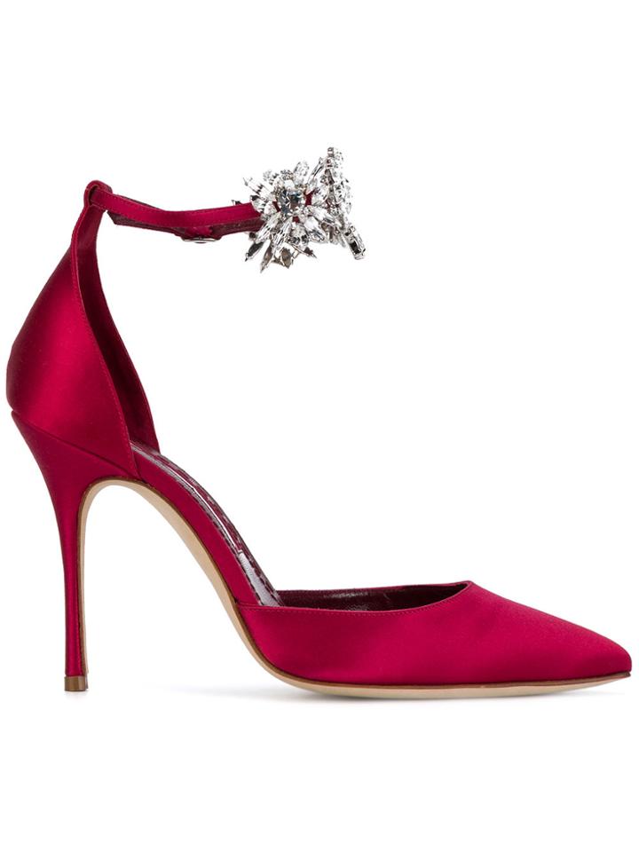 Manolo Blahnik Sicariata Pumps - Red