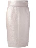 Dorothee Schumacher 'glossy Seduction' Skirt, Women's, Size: 3, Nude/neutrals, Acetate/viscose/cotton/polyurethane
