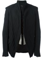 Cedric Jacquemyn Suit Jacket, Men's, Size: 48, Black, Linen/flax/ramie/cotton/polyester
